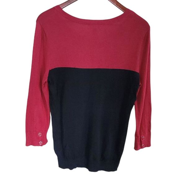 Banana Republic Pink and Blue Light Sweater Small Lightweight Preppy - Picture 2 of 6